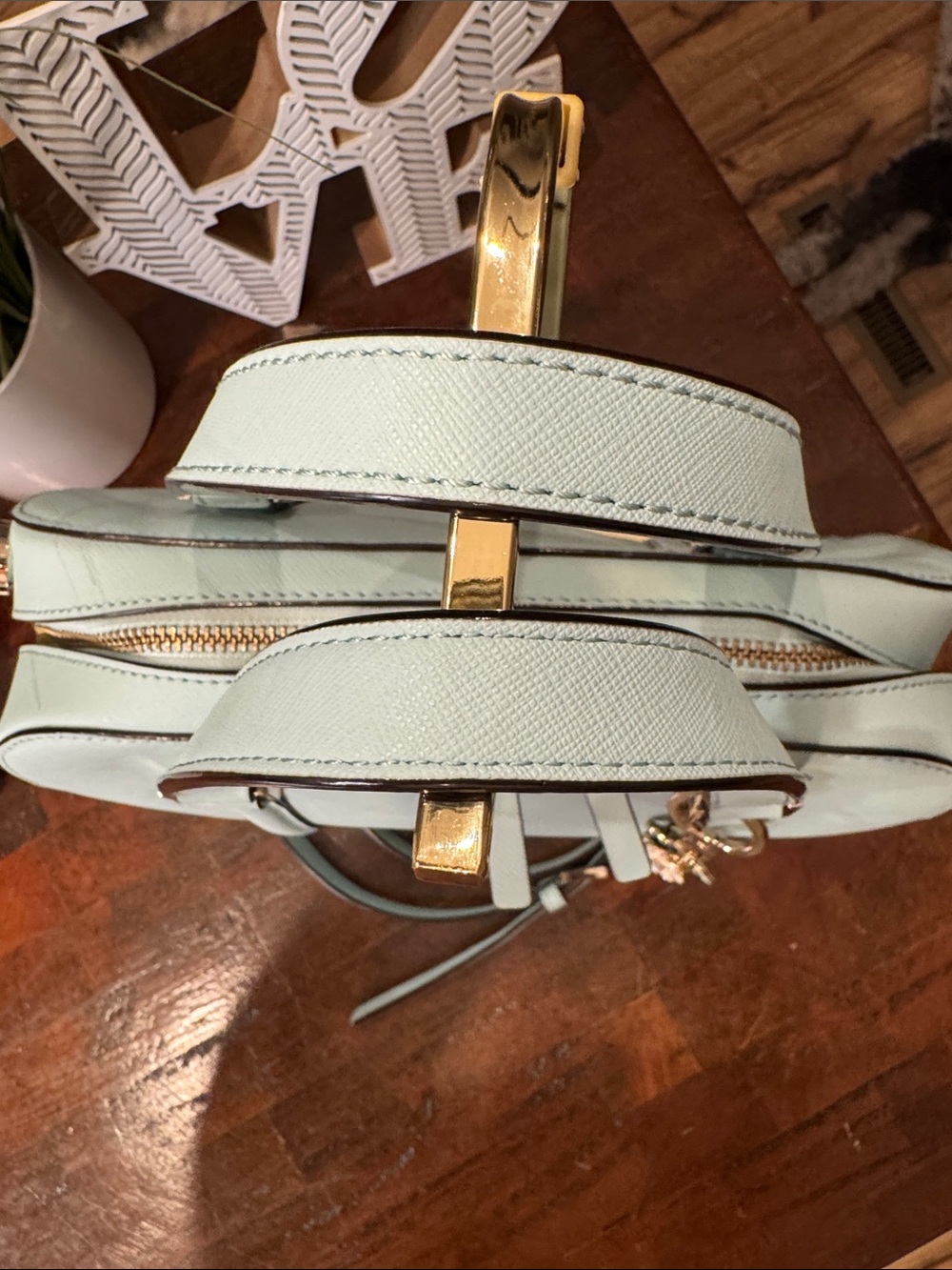 Kate Spade Newbury Lane Small Felix Satchel in Robin's Egg Blue - Picture 4 of 16
